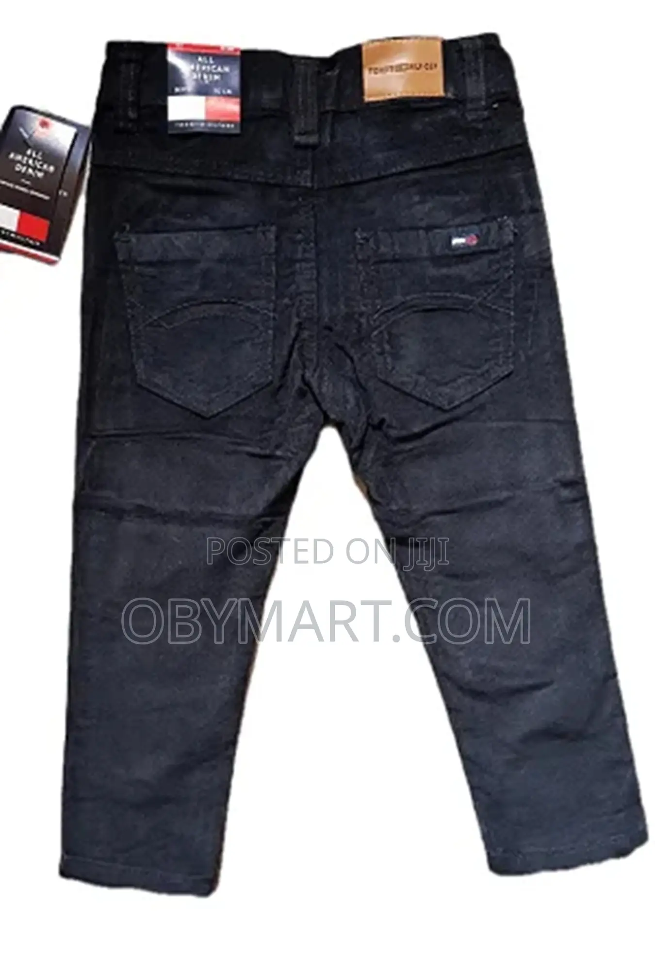 Tommy-Hilfiger Corduroy Black Jeans Trouser
