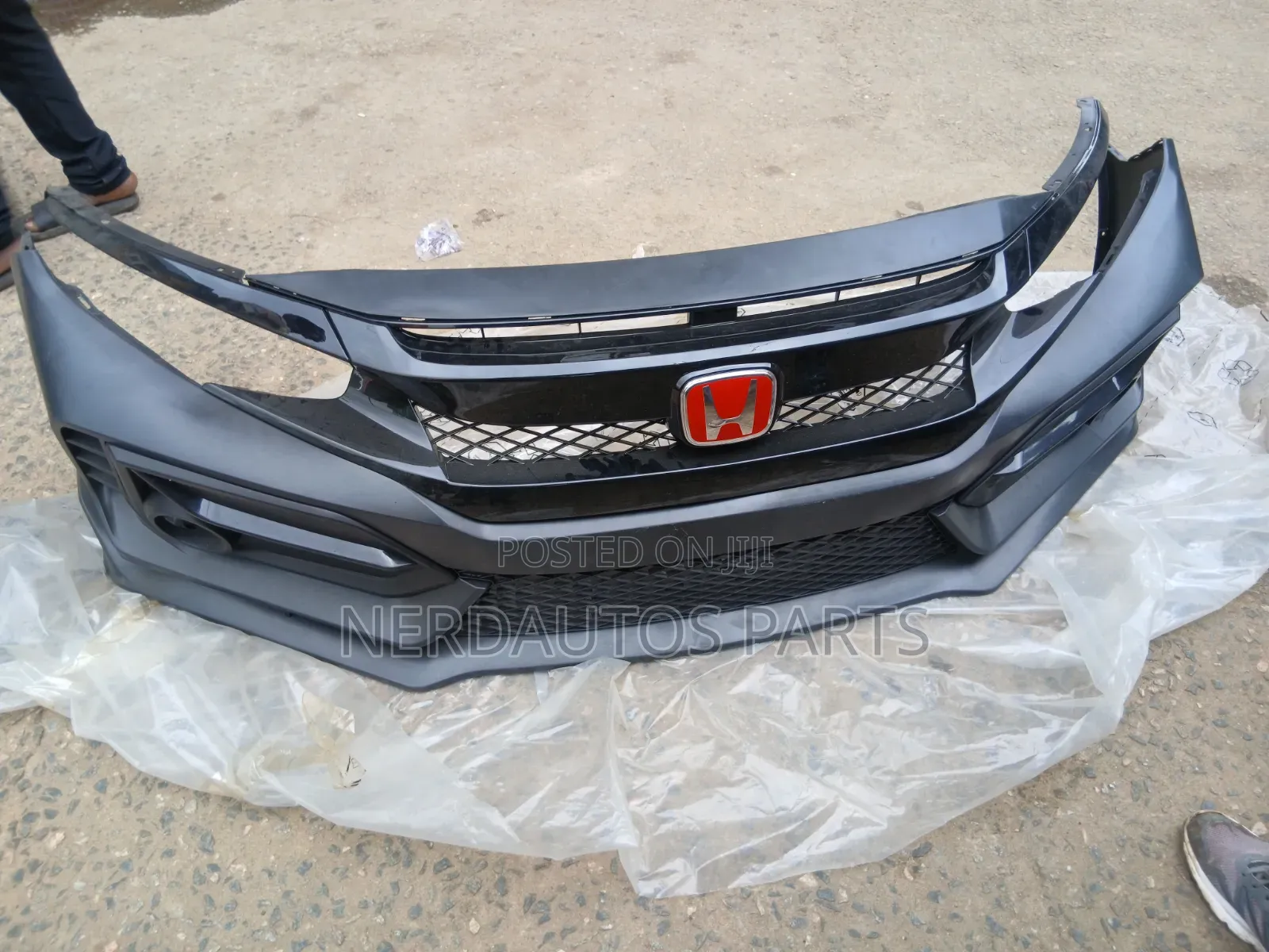 Complete Front Bumper Honda Civic 2016_2020