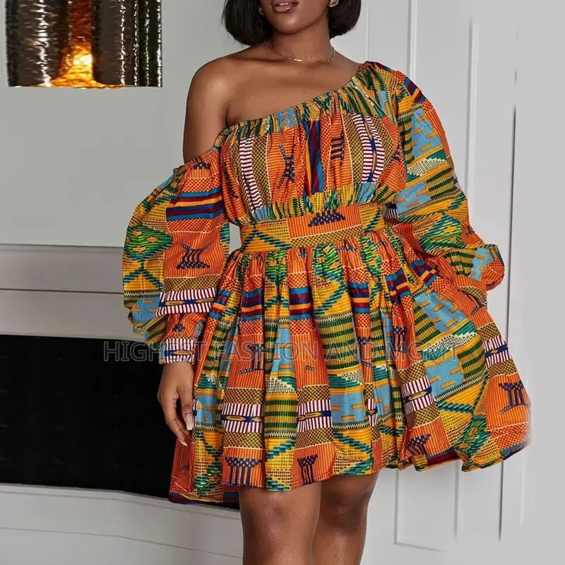 Tribal Print Africa Lady Dresses