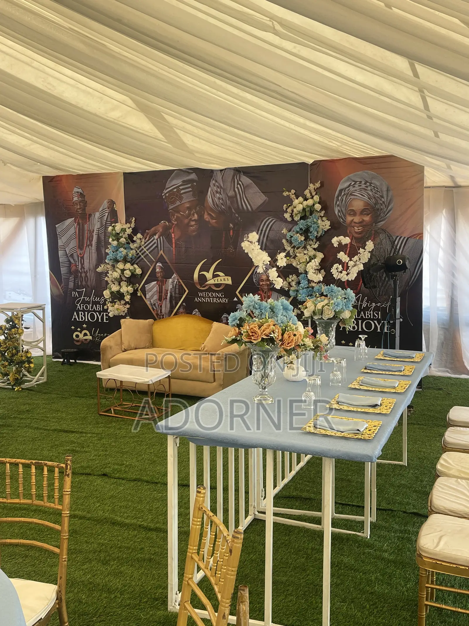 Classic Outdoor Events Decorations