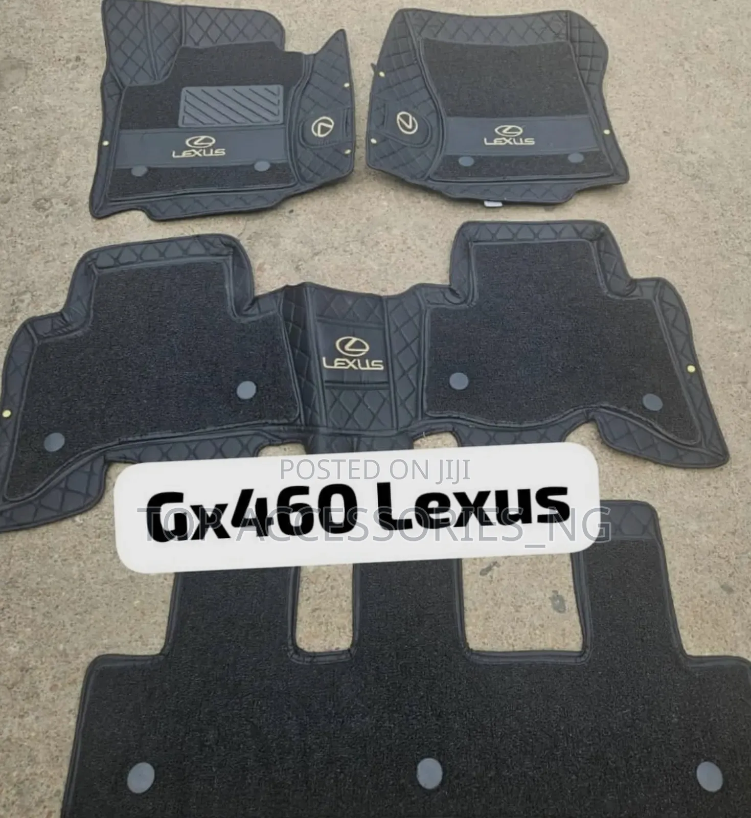 Customised Double Layer Tpe Foot Mat for Gx460