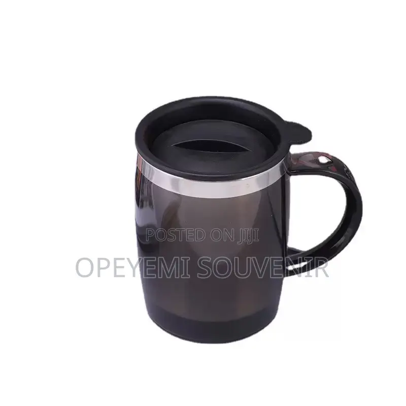 Black Travel Mug