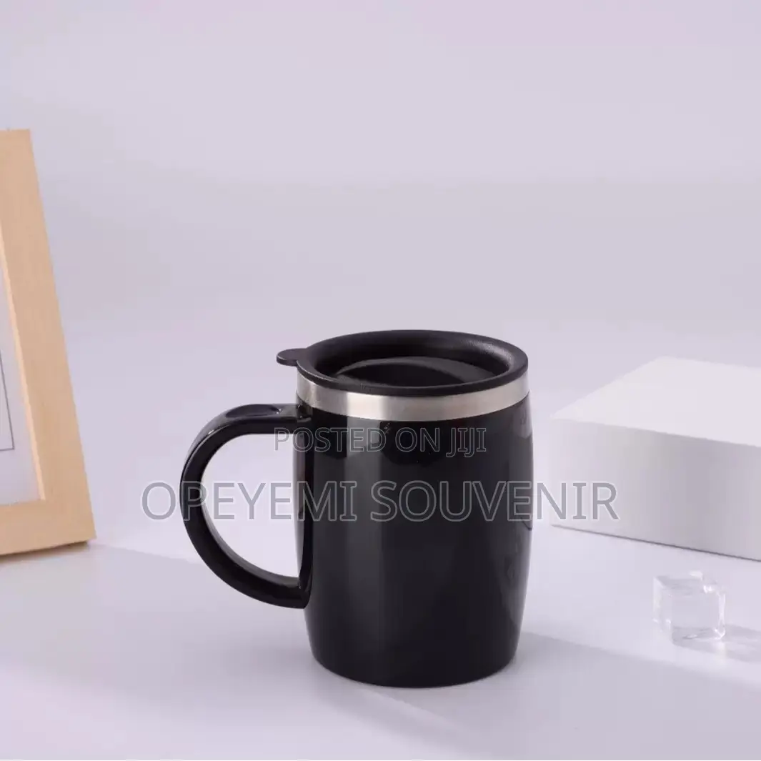 Black Travel Mug