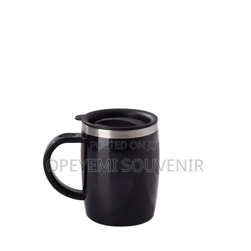 Black Travel Mug