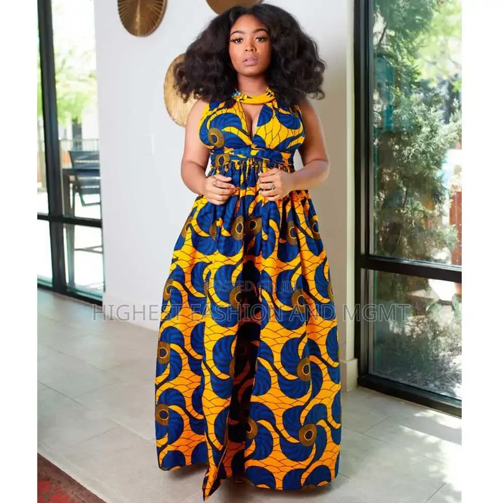 Maxi Sleeveless African Dresses