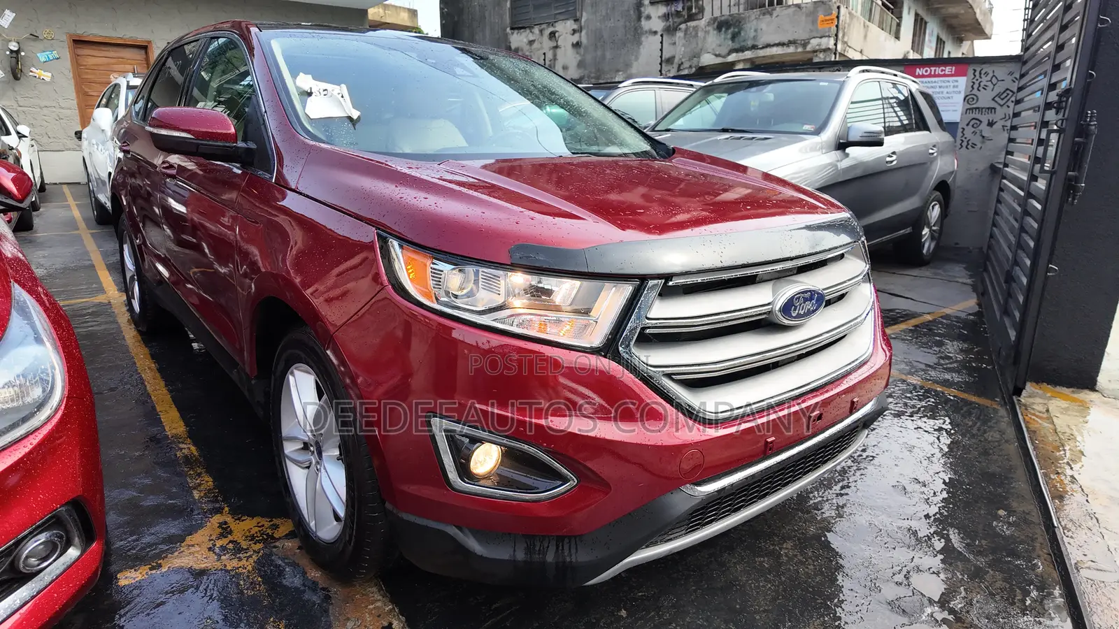 Ford Edge Sport 4dr SUV AWD (2.7L 6cyl Turbo 6A) 2015 Red
