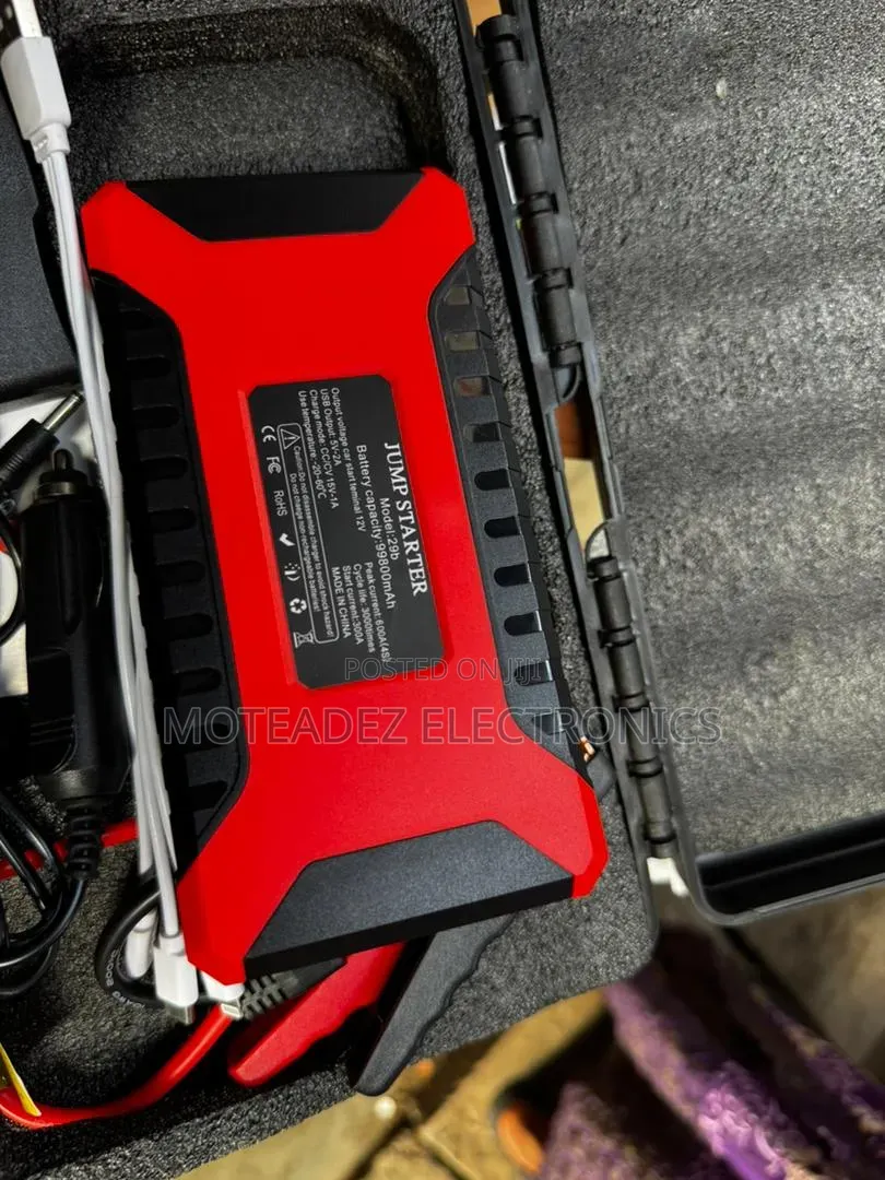 High Power 99800mah Car Battery Jump Starter With Full Accessories