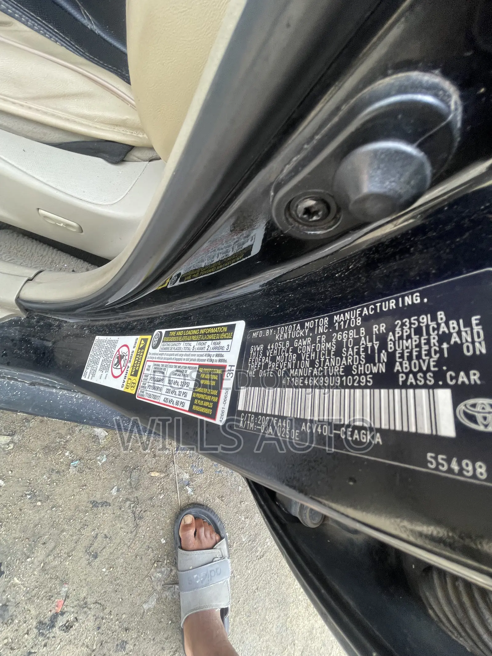 Toyota Camry 2007 Black