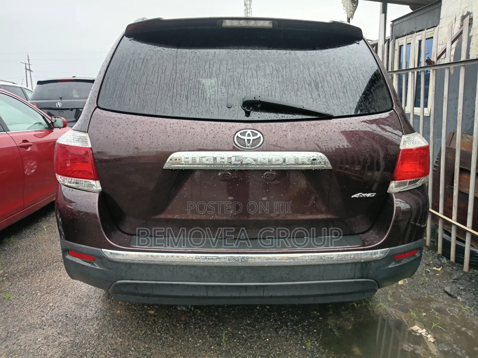 Toyota Highlander 2011 Burgundy