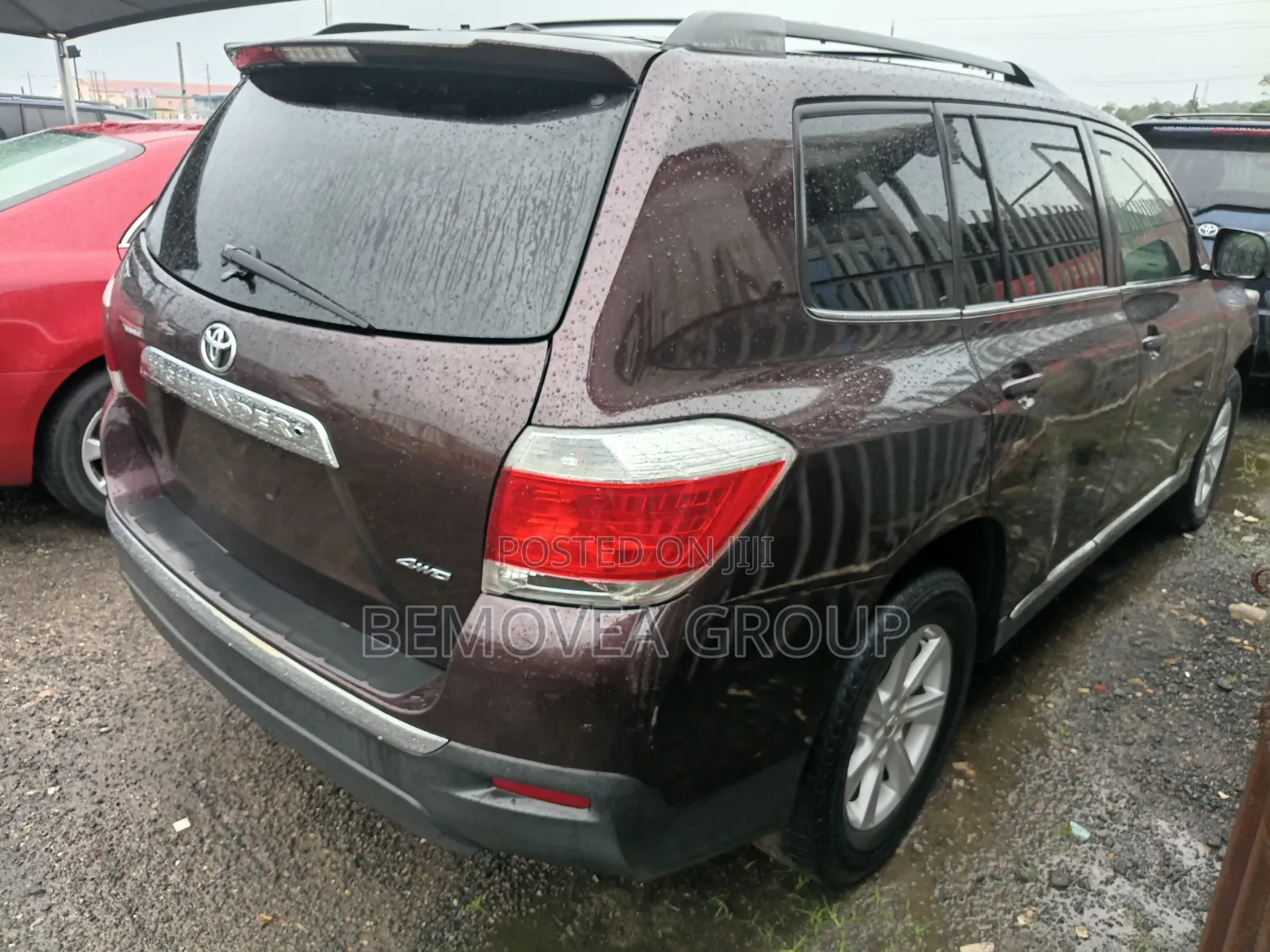 Toyota Highlander 2011 Burgundy