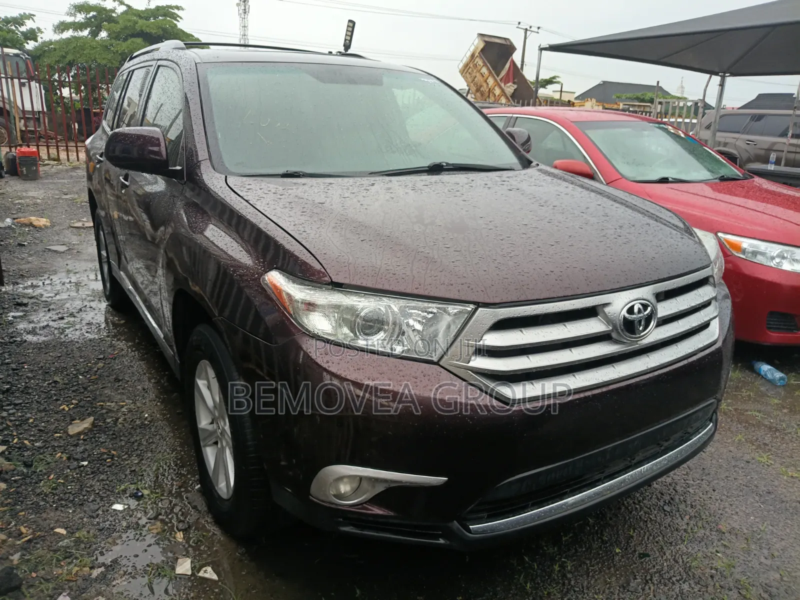 Toyota Highlander 2011 Burgundy