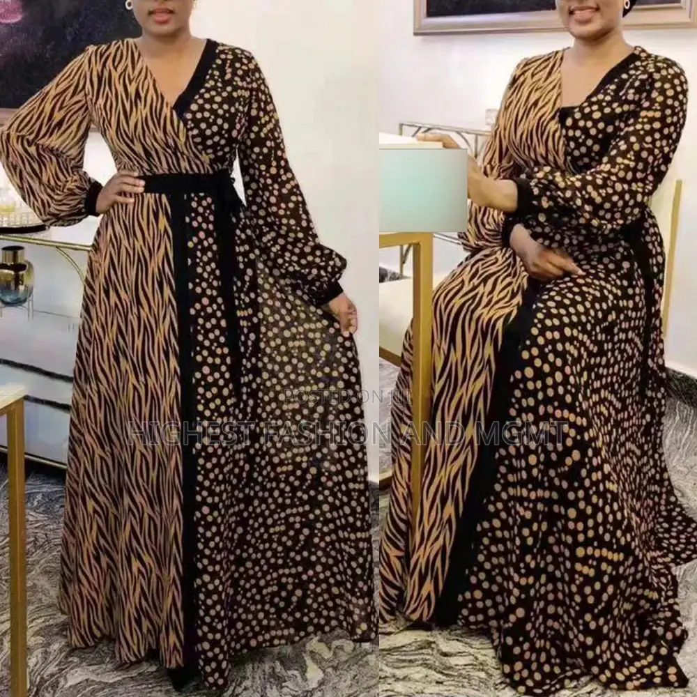 Chiffon Long Sleeve Dress