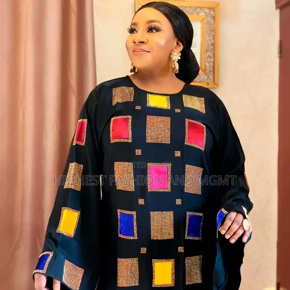 Rich Aunty Long Boubou Dress