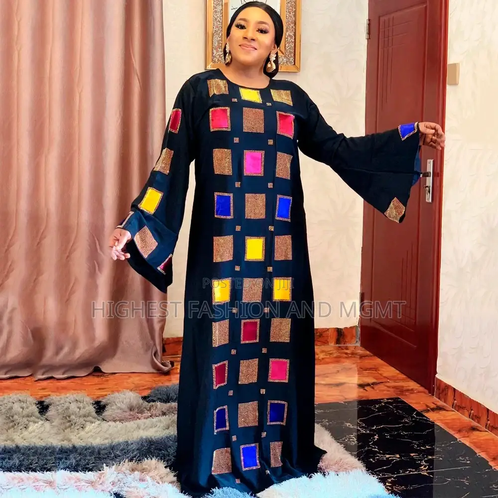 Rich Aunty Long Boubou Dress