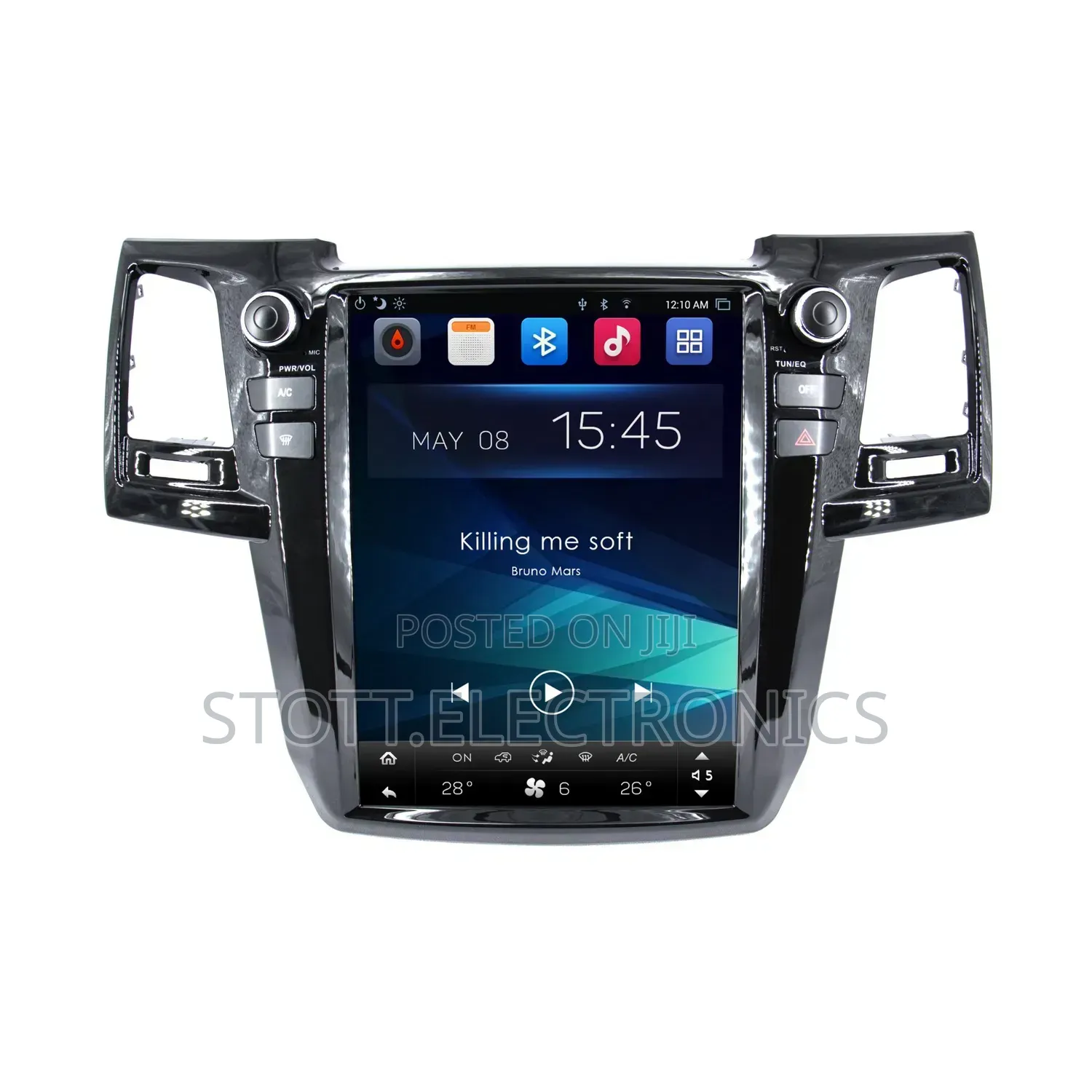 Toyota Hilux Car Android Navigation System Tesla