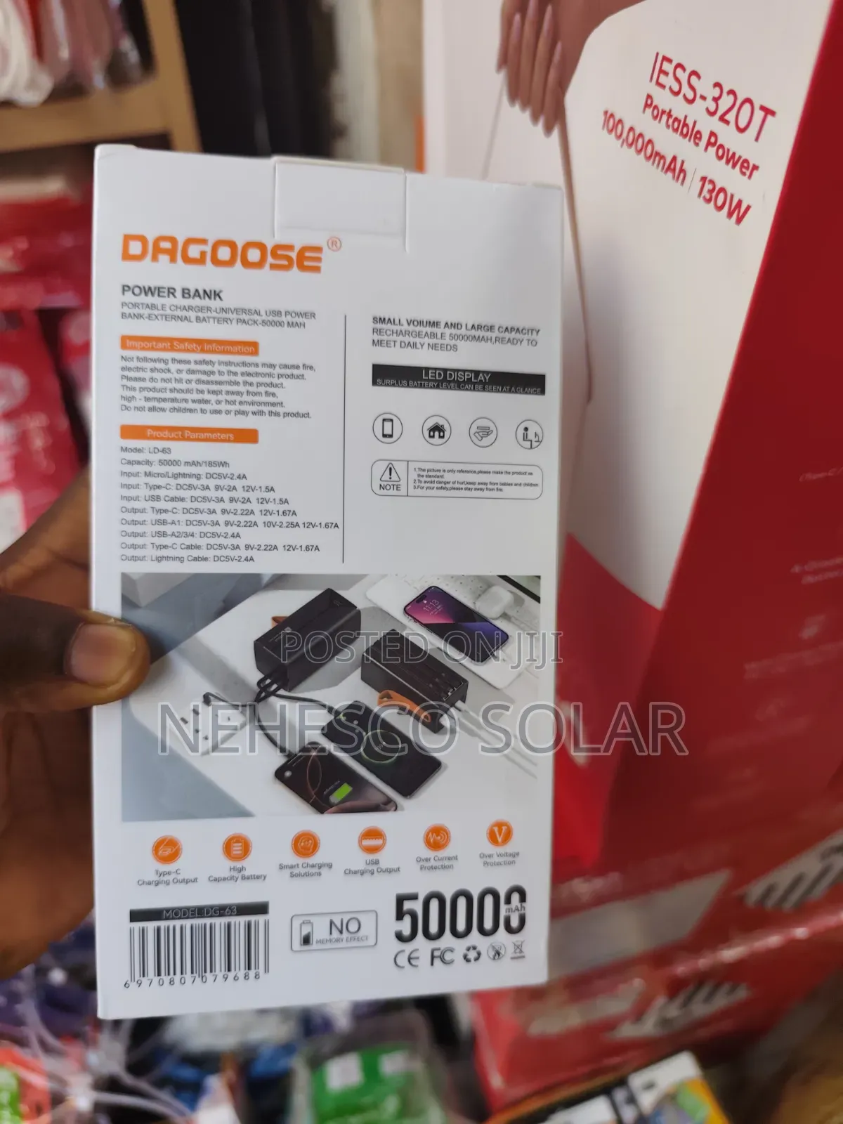 Original Dagoose 50,000mah Fast Charging Power Bank