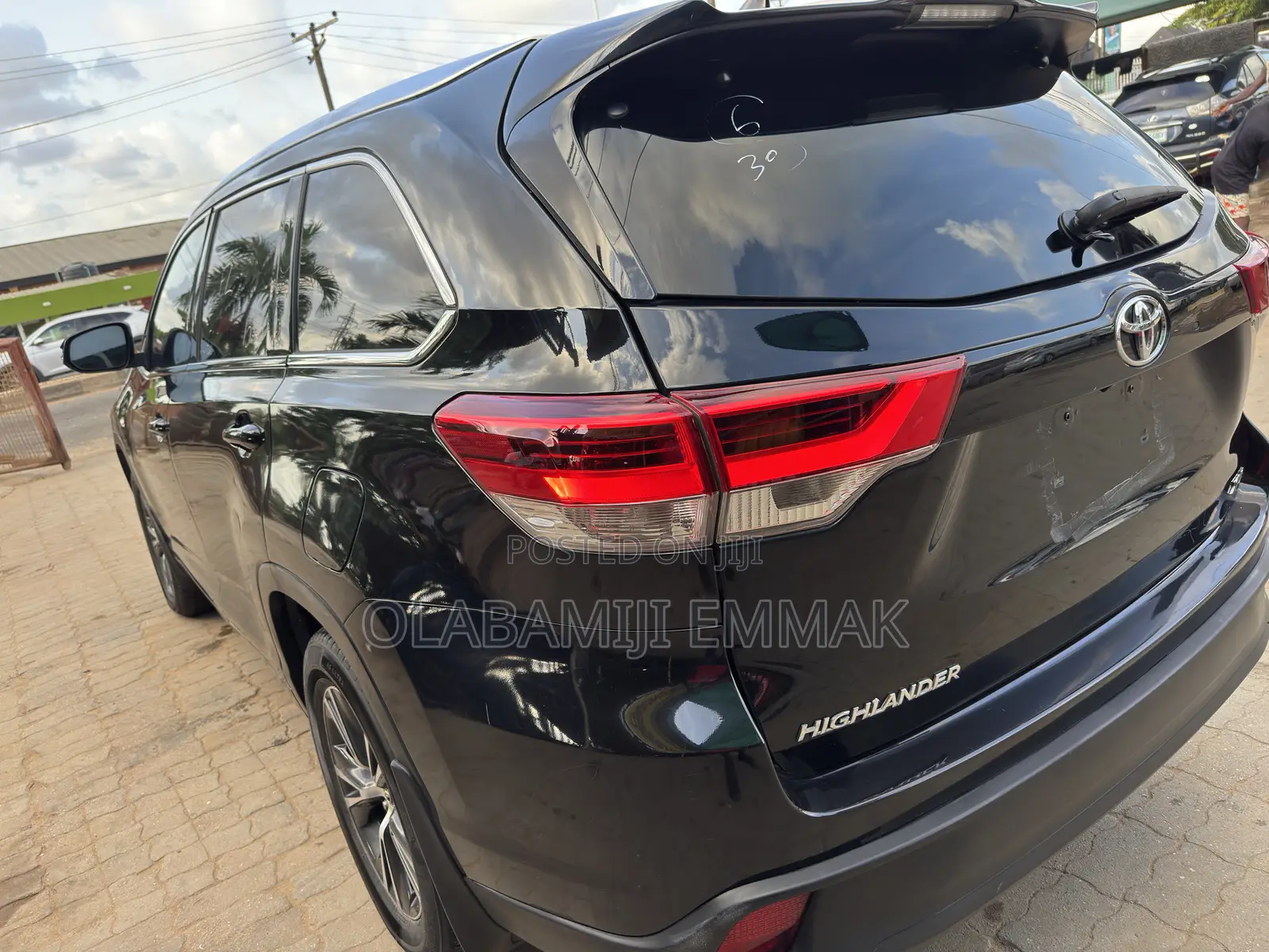 Toyota Highlander XLE V6 4x2 (3.5L 6cyl 6A) 2016 Black