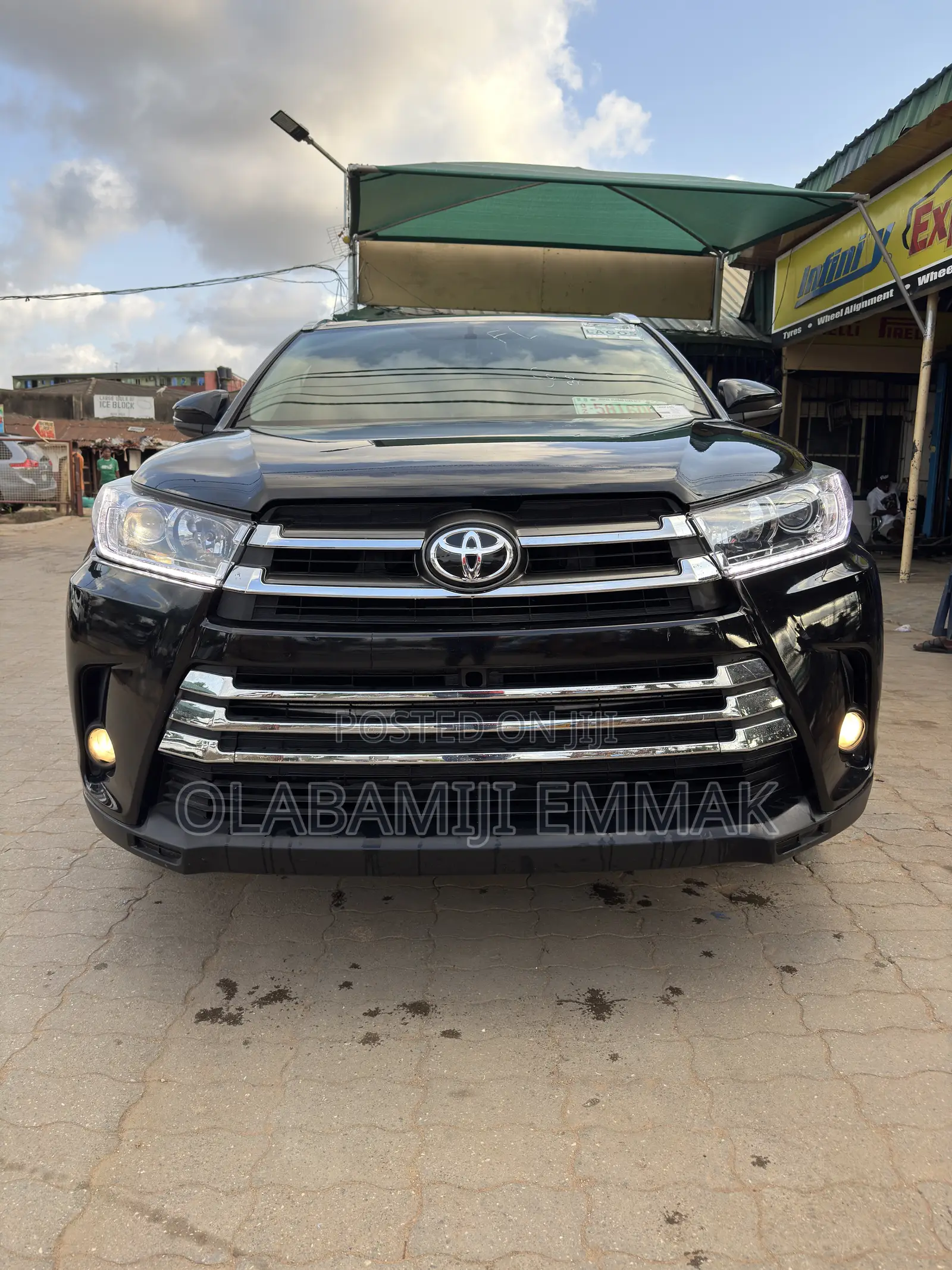 Toyota Highlander XLE V6 4x2 (3.5L 6cyl 6A) 2016 Black