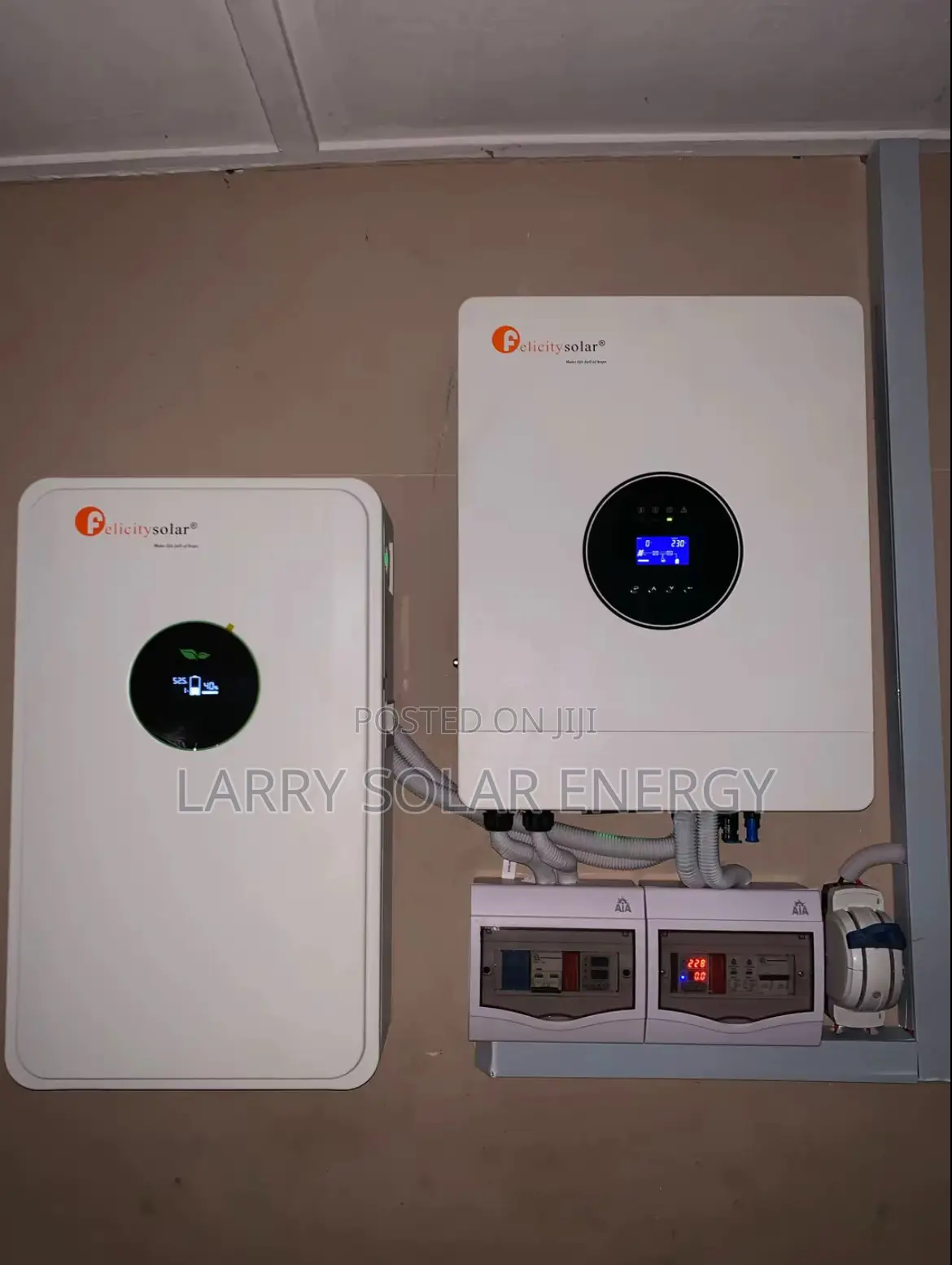 8kva Full Solar Setup X 5kwh Lithium Battery Both Felicity 6panel