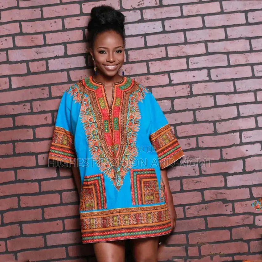 Dashiki Party Gown Top