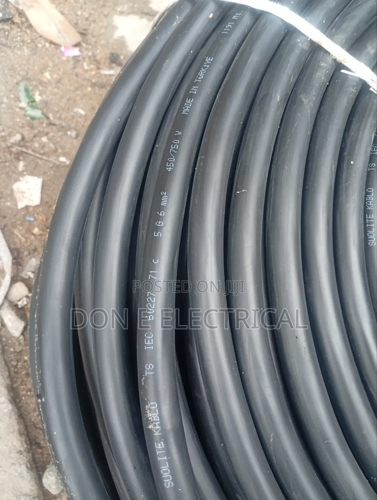 6mm 5core Dc Flexible Cable Pure Copper