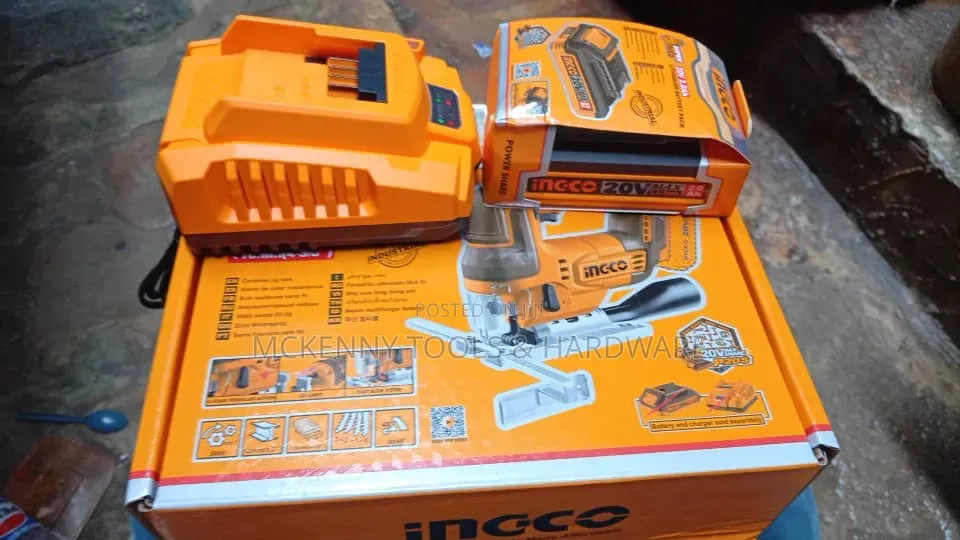 Ingco 20v Lithium-Ion Cordless Jigsaw Kit