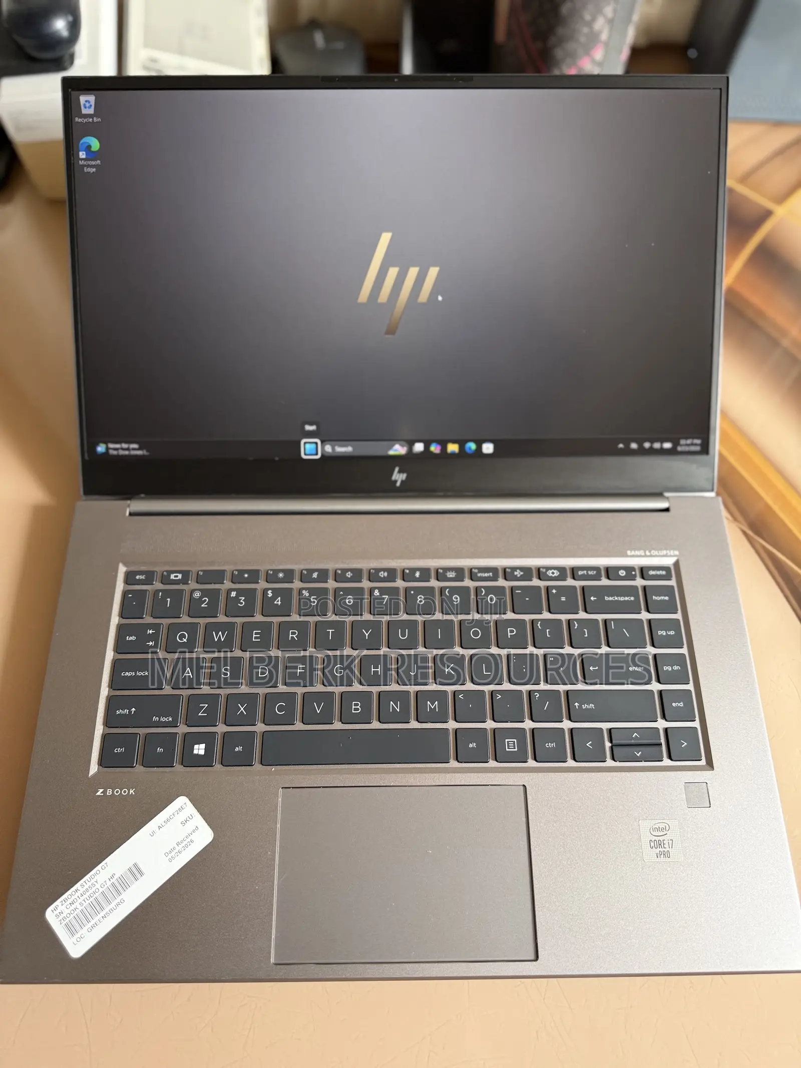 Laptop HP Zbook Studio G7 32GB Intel Core i7 SSD 512GB