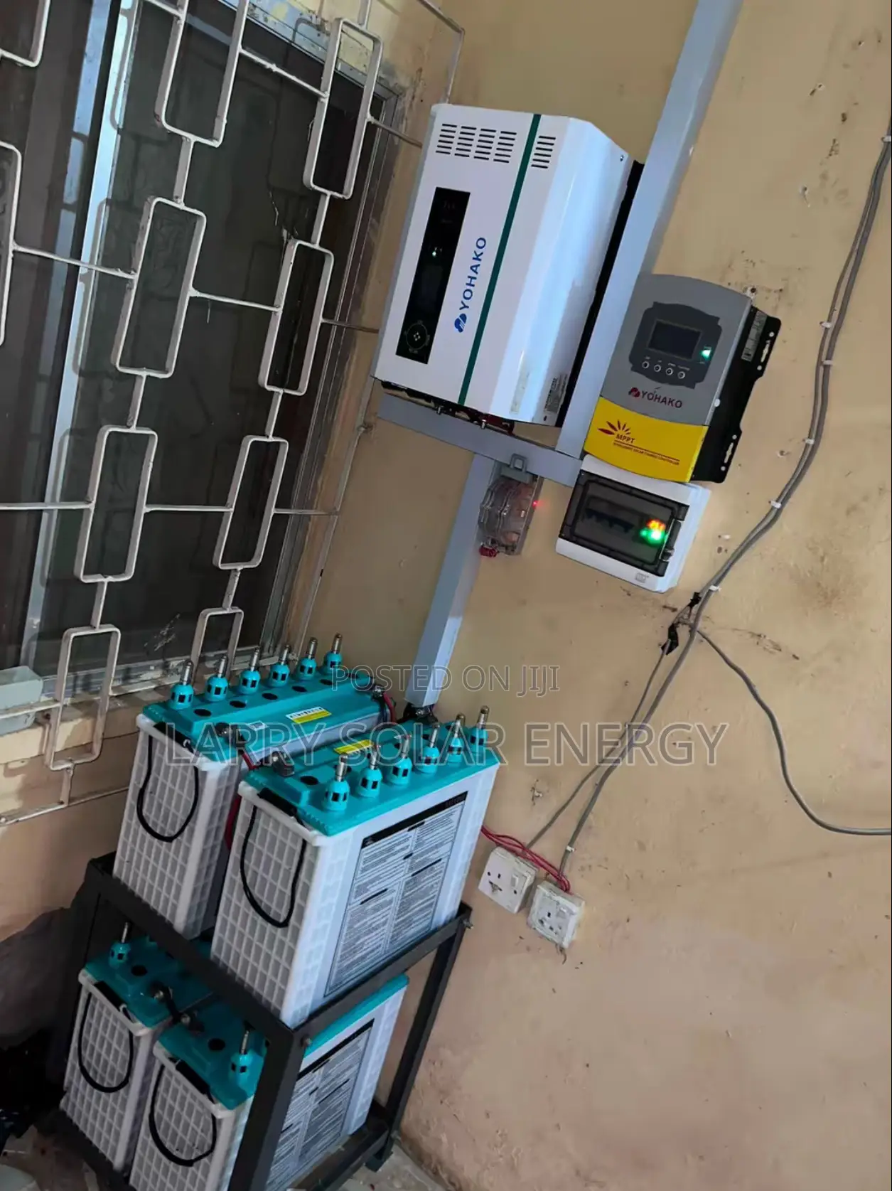 5kva Full Solar Setup X 4 Unit of 240ah Tubular Solar Battery, 16panel