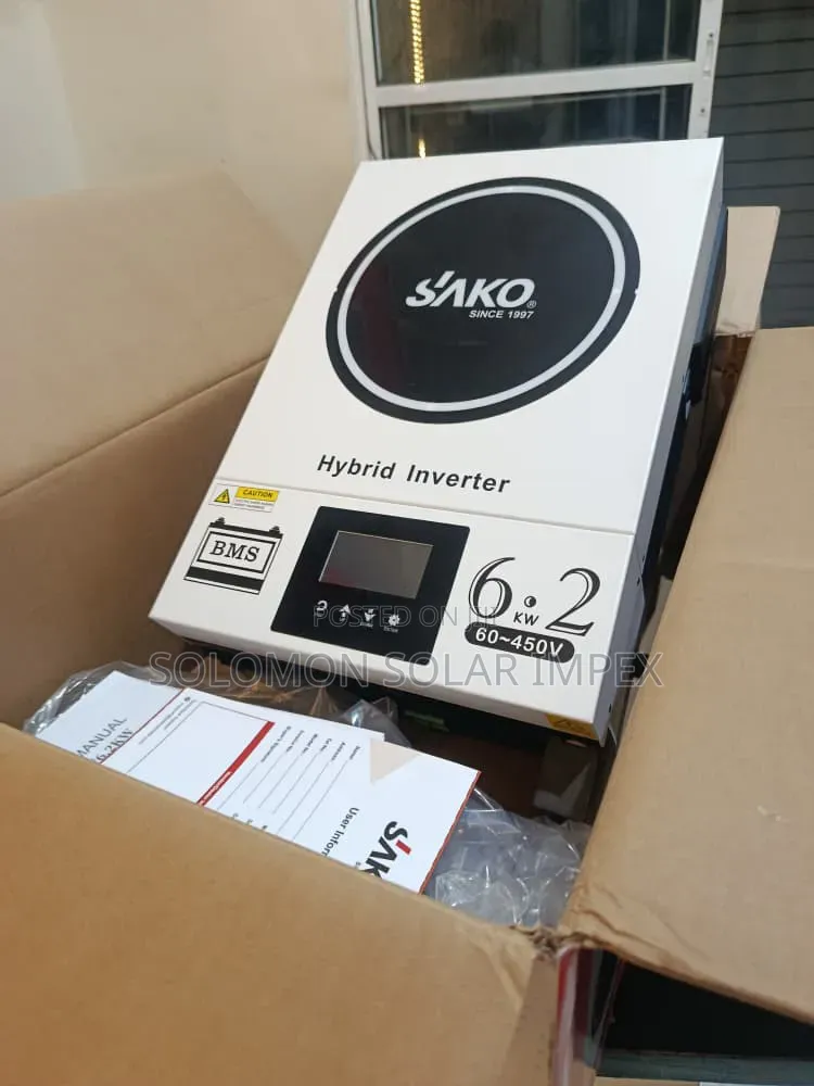 Sako Hybrid Inverter 6.2kva 48v – Smart Reliable Solar Power Solutio