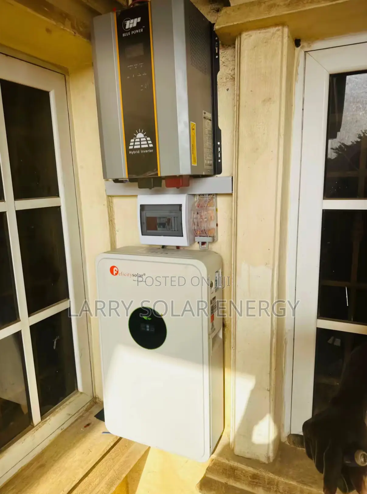 6kva Full Solar Setup X 10kwh Lithium Battery 12 Unit of 550w Panel