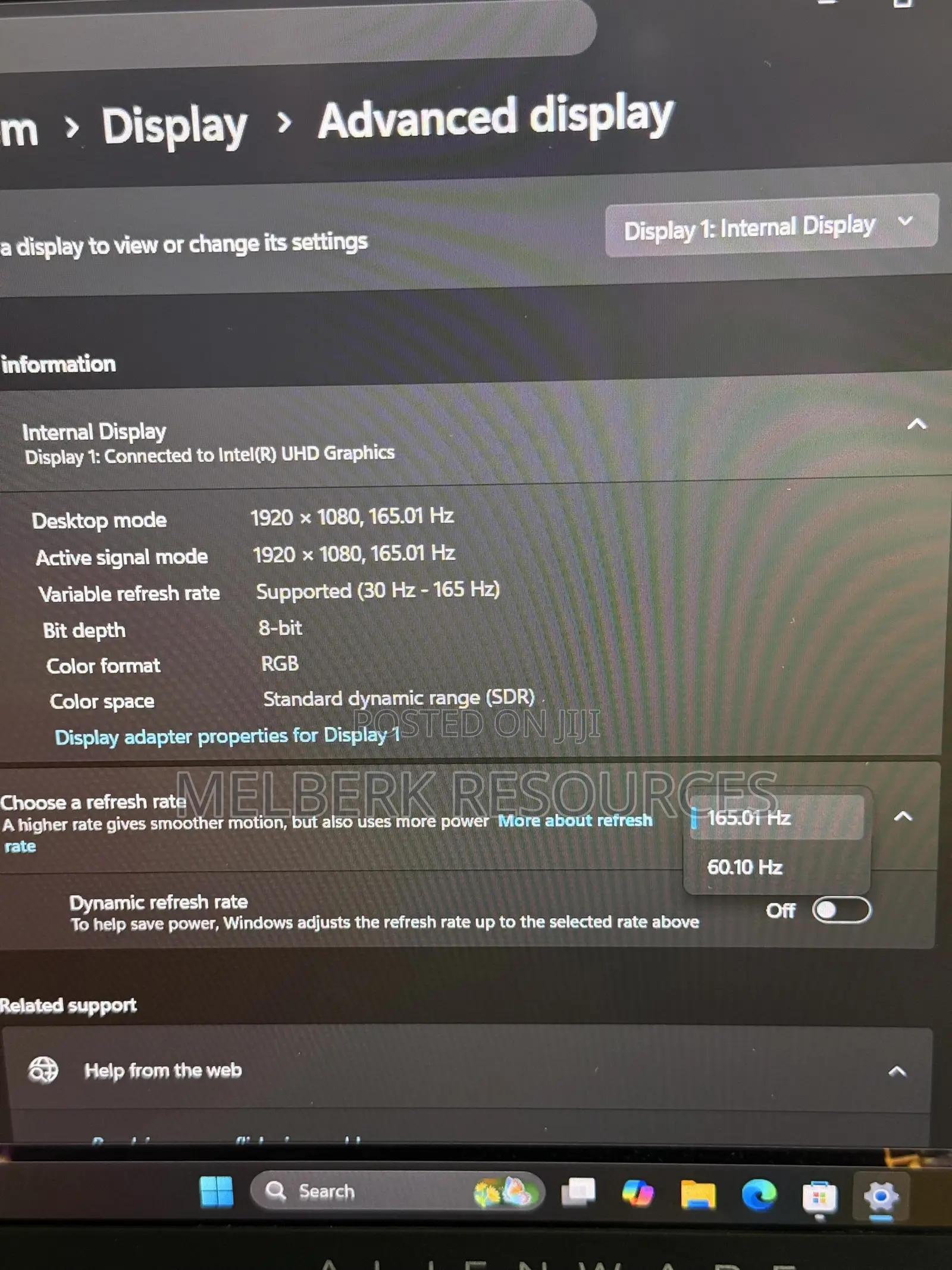 Laptop Alienware M15 R6 16GB Intel Core i5 SSD 512GB