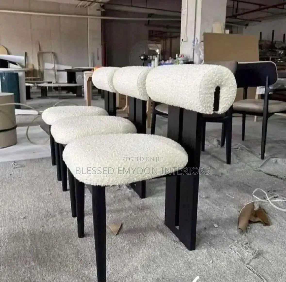 Luxury Dining Set 6 Seater With Marble Top Table