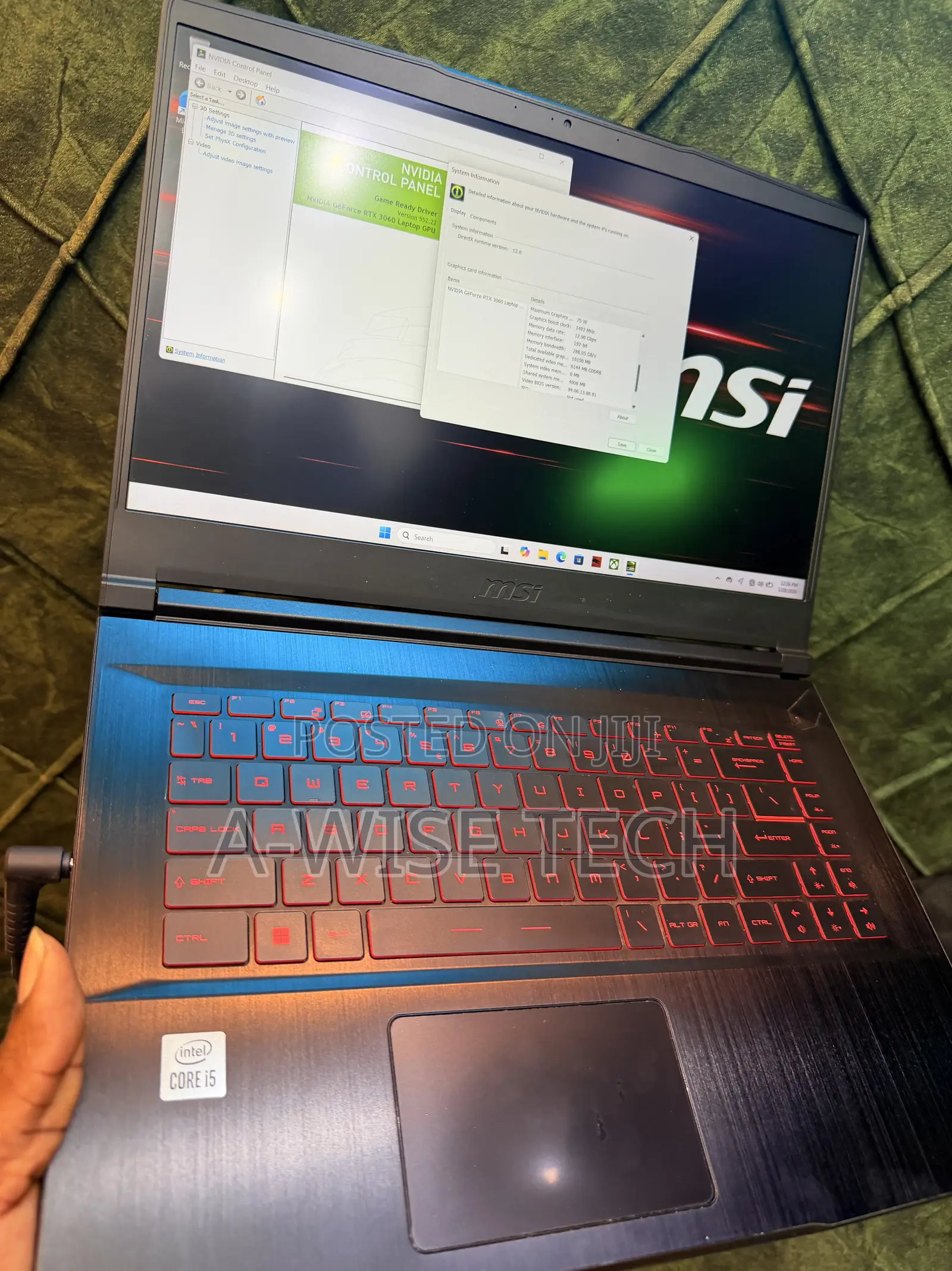 Laptop MSI GF65 Thin 10UE 16GB Intel Core i5 SSD 512GB