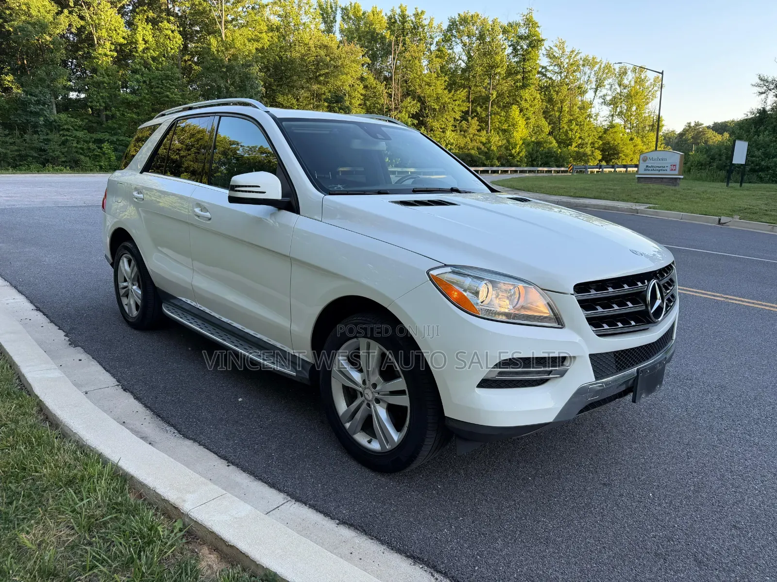 Mercedes-Benz M Class 2015 White