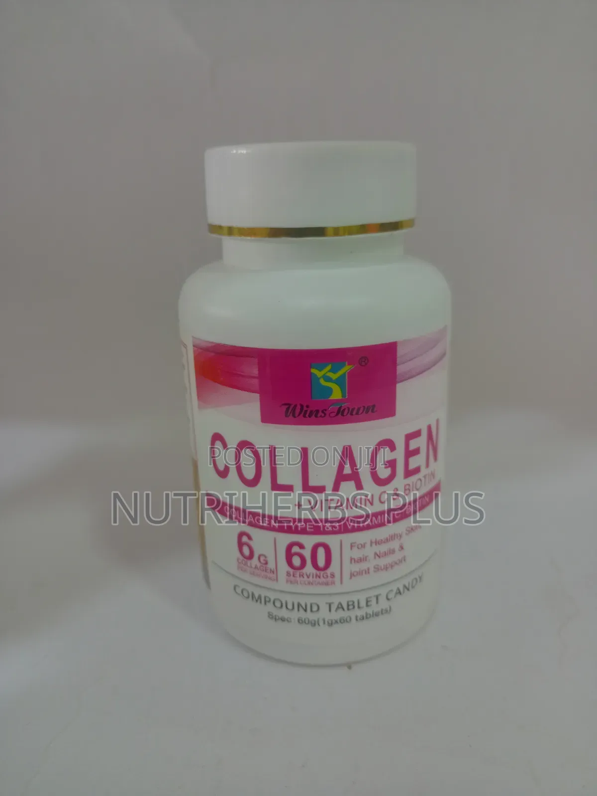 Winstown Collagen+Vitamin C+Biotin Tablet;Skin,Hair,Nail Joint Support