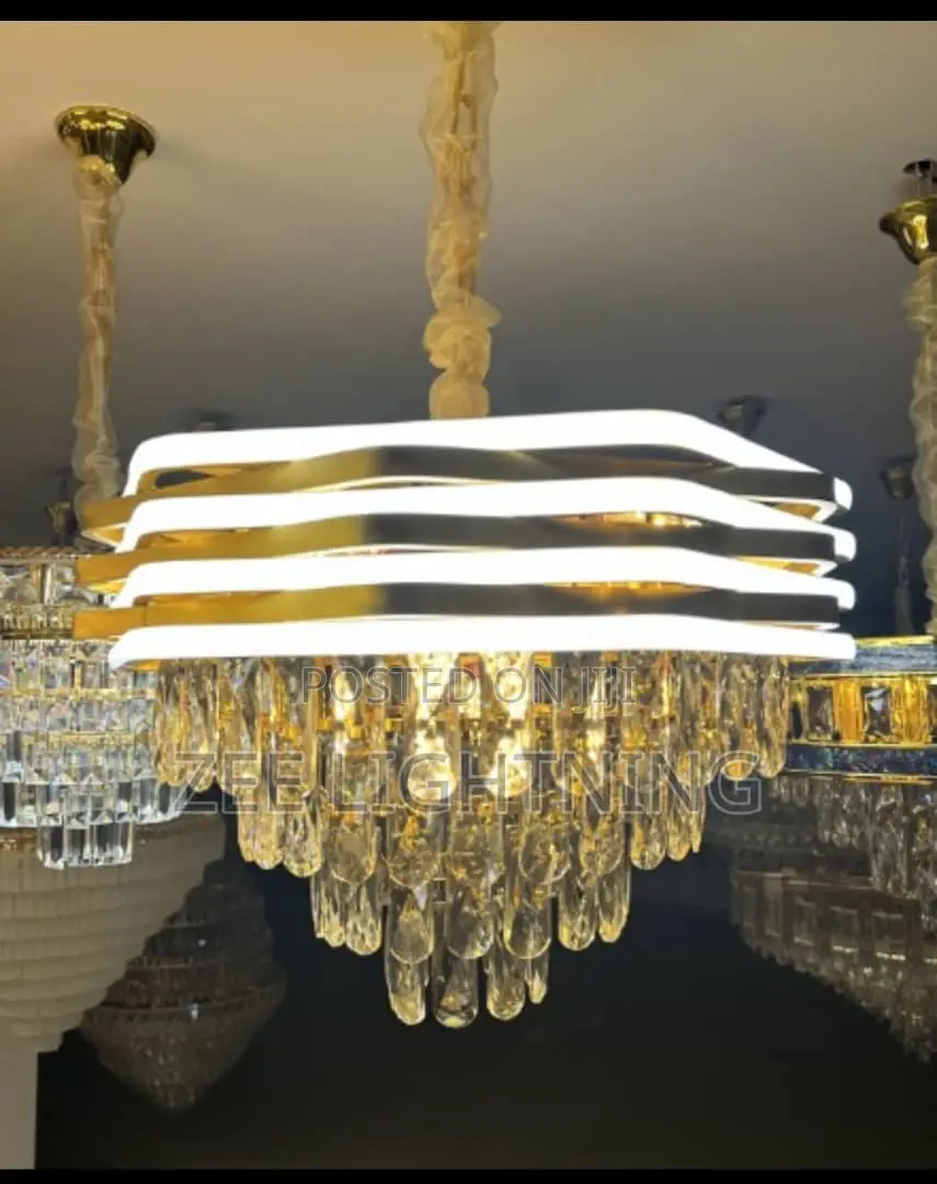 Size 500mm Crystal Chandelier (Led and Bulb)