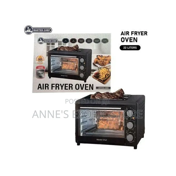 Master Chef 22l Air Fryer Oven With Top Grill 1400w