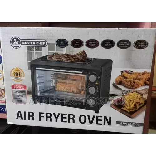 Master Chef 22l Air Fryer Oven With Top Grill 1400w