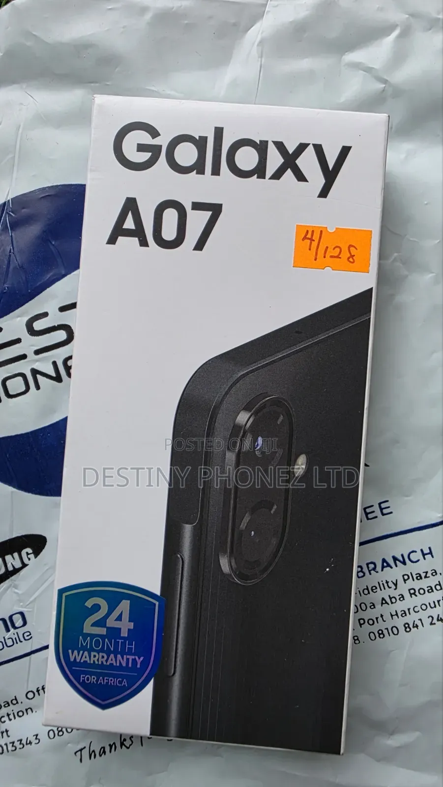 New Samsung Galaxy A07 4G 128 GB Blue