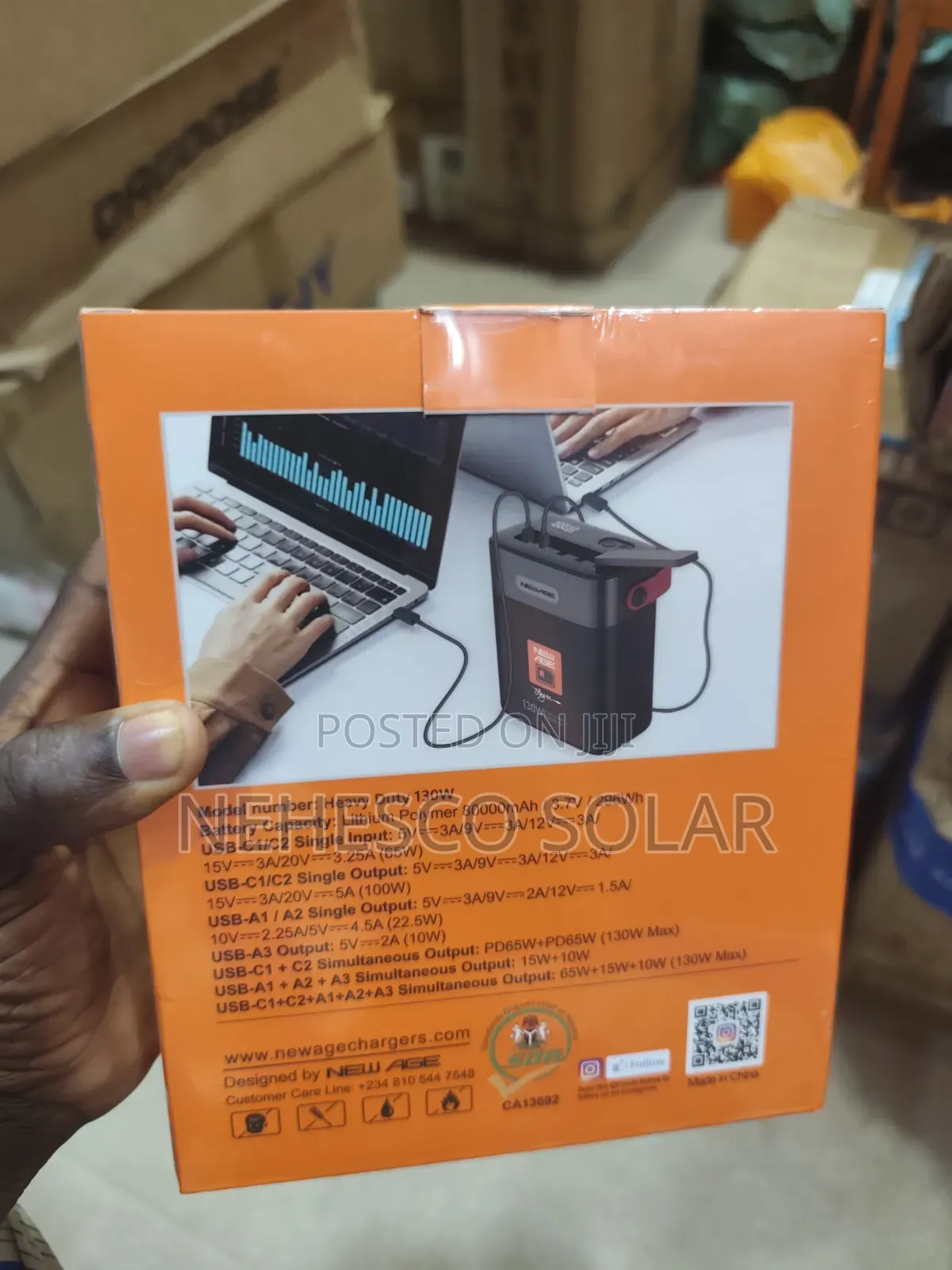 80000mah Portable Power Station for Laptops Mobile Phones