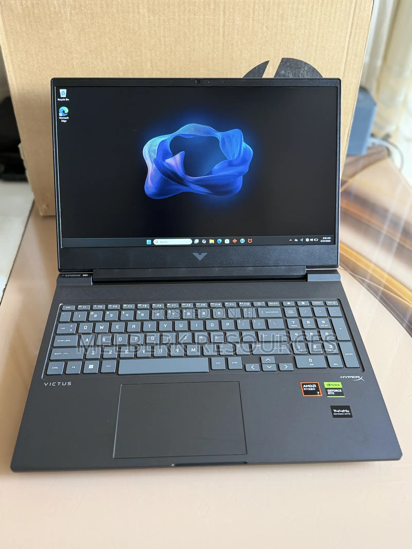 Laptop HP Victus 16 16GB AMD Ryzen 7 SSD 512GB