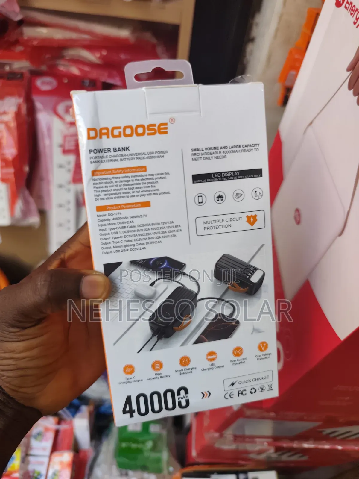 Heavy-Duty 40,000mah Power Bank for Everyday Use