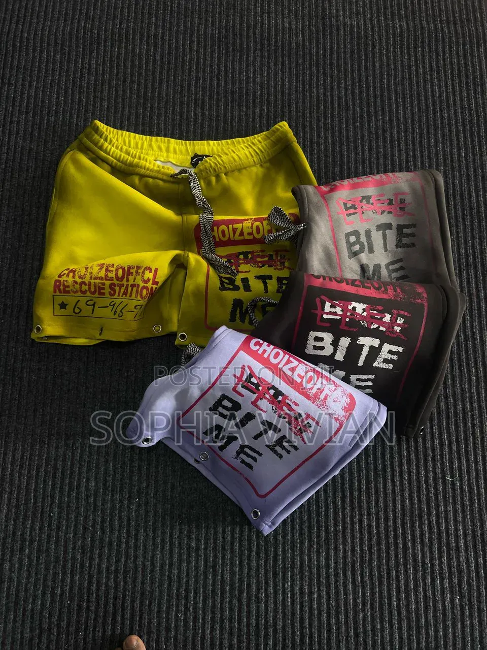 Unisex Graphic Streetwear Sweatshorts