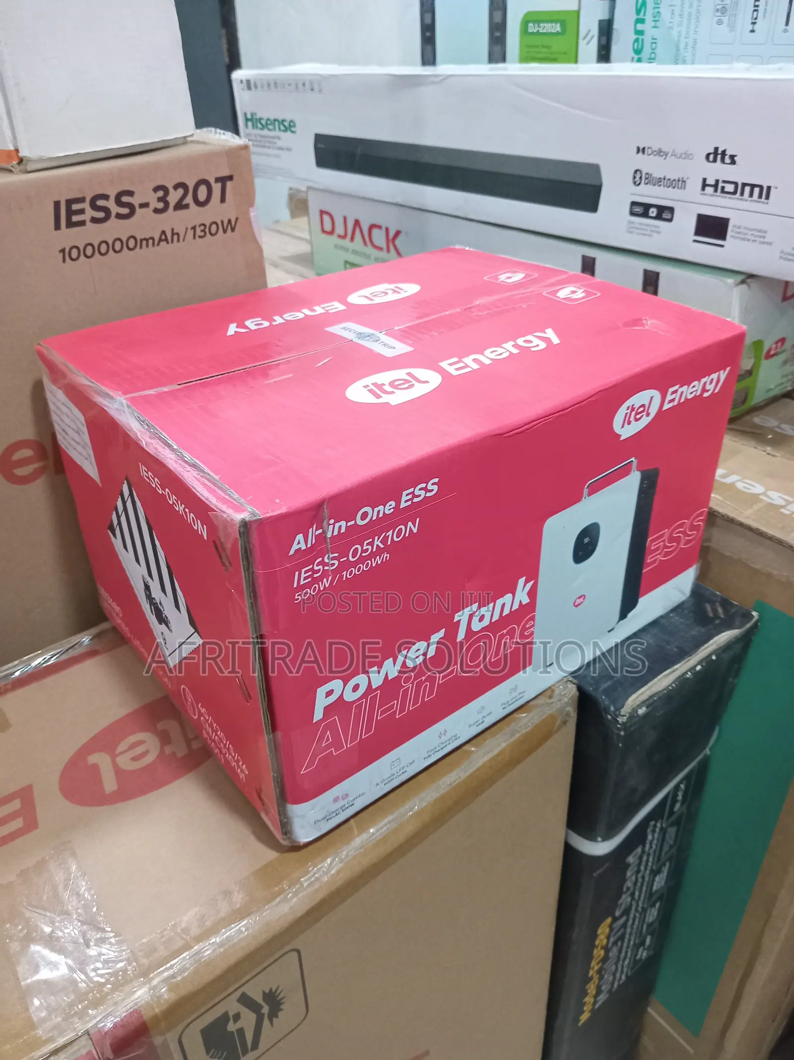 Itel Iess-05k10n 500w 1000wh Backup Power Station