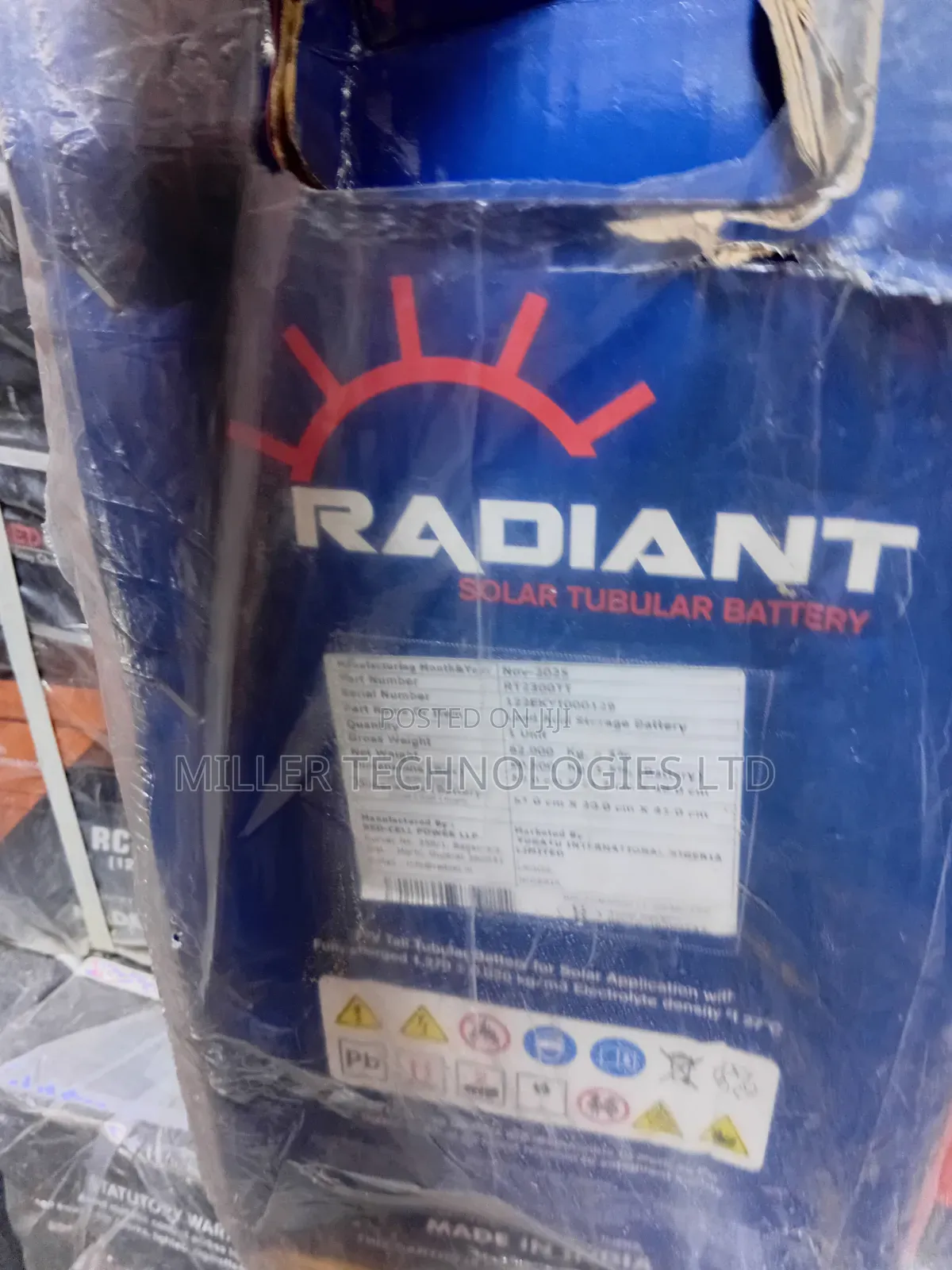 230ah Radiant Indian Battery