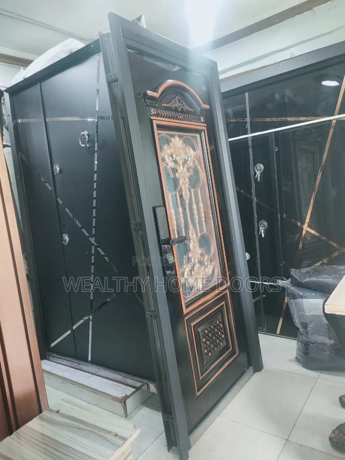 Diamond Security Glass Door