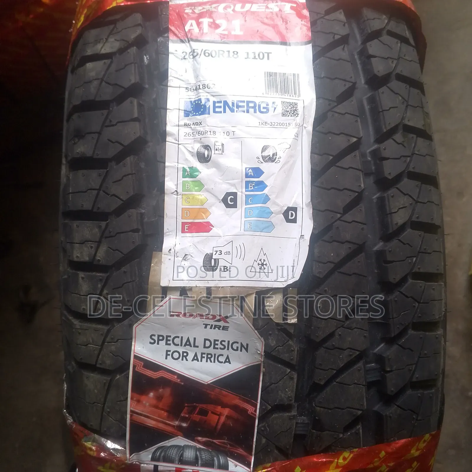 265/60r18 Roadx a/T Tyres/White Lettering Design/Hilux,Lexus,Prado/B/T