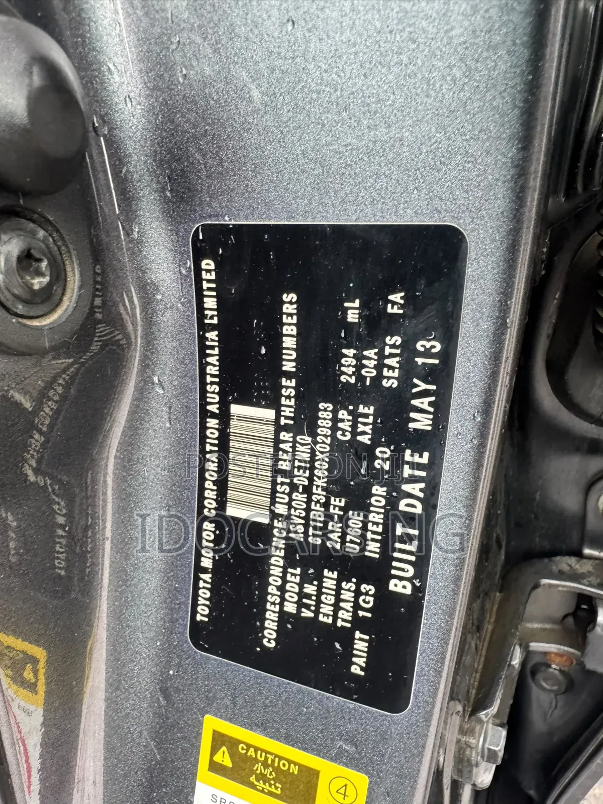Toyota Camry SE 4dr Sedan (2.5L 4cyl 6A) 2014 Gray