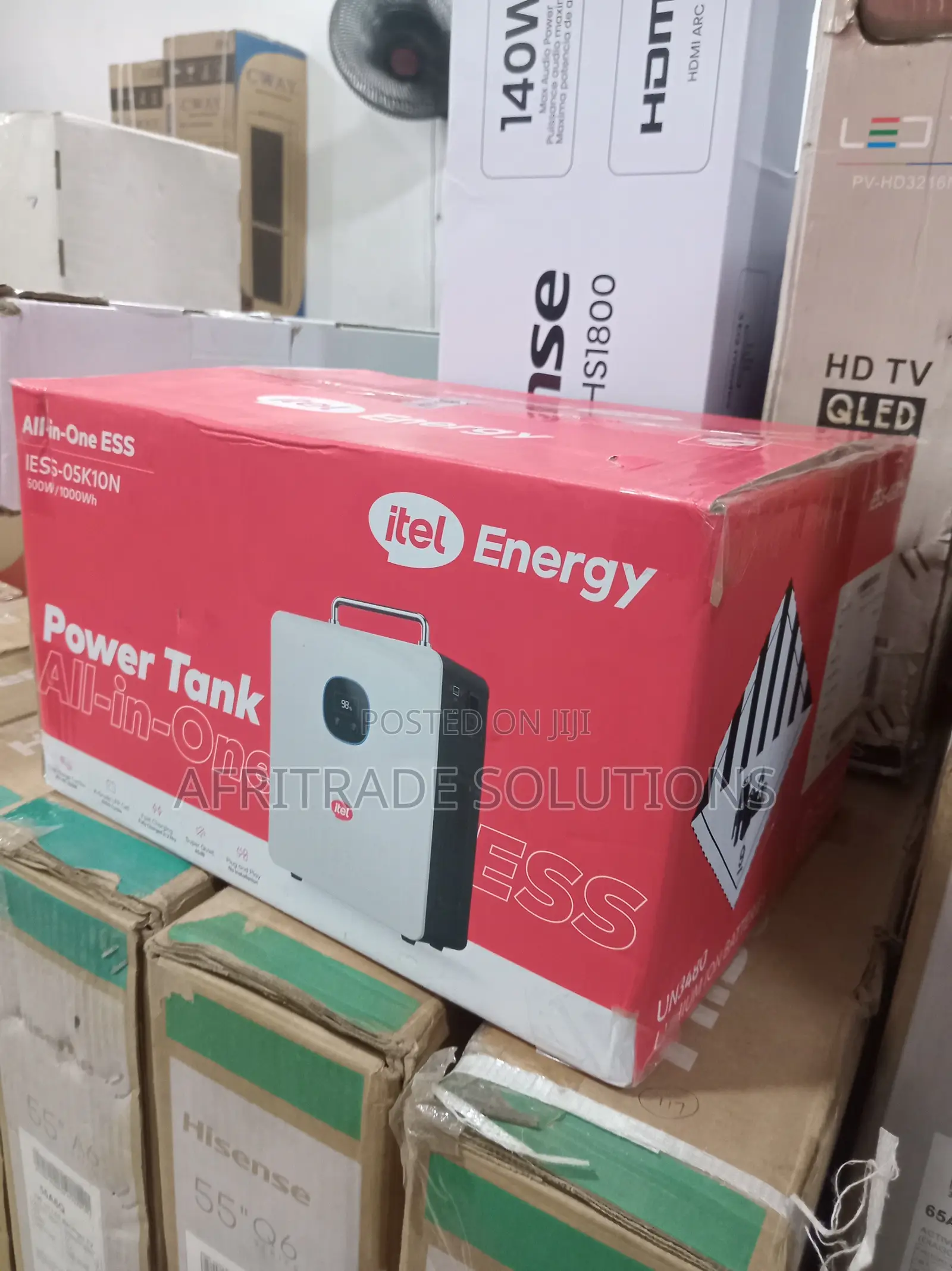 Itel Iess-05k10n 1000wh Portable Solar Power Station