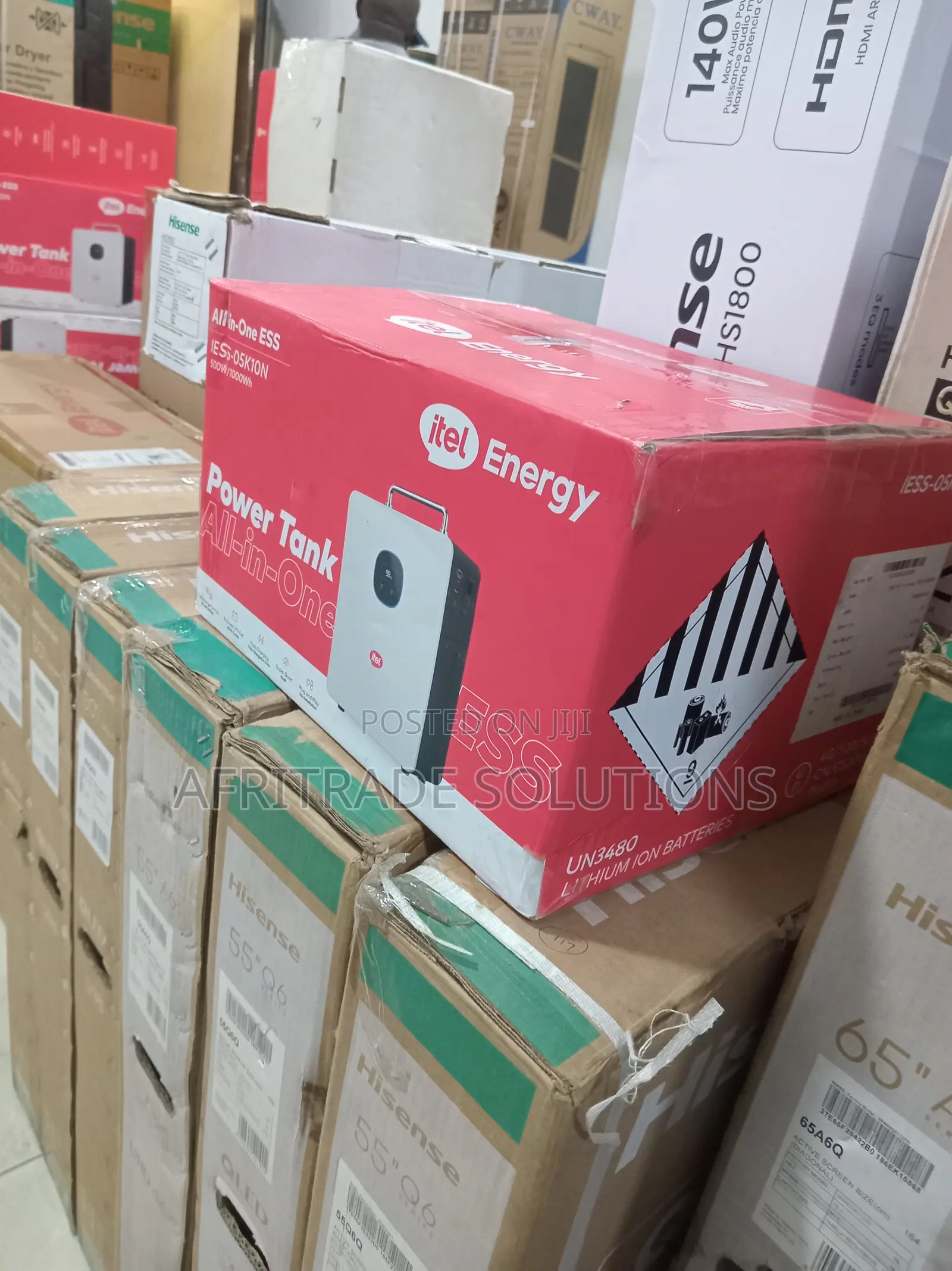 Itel Power Tank Iess-05k10n Reliable 500w Power Backup